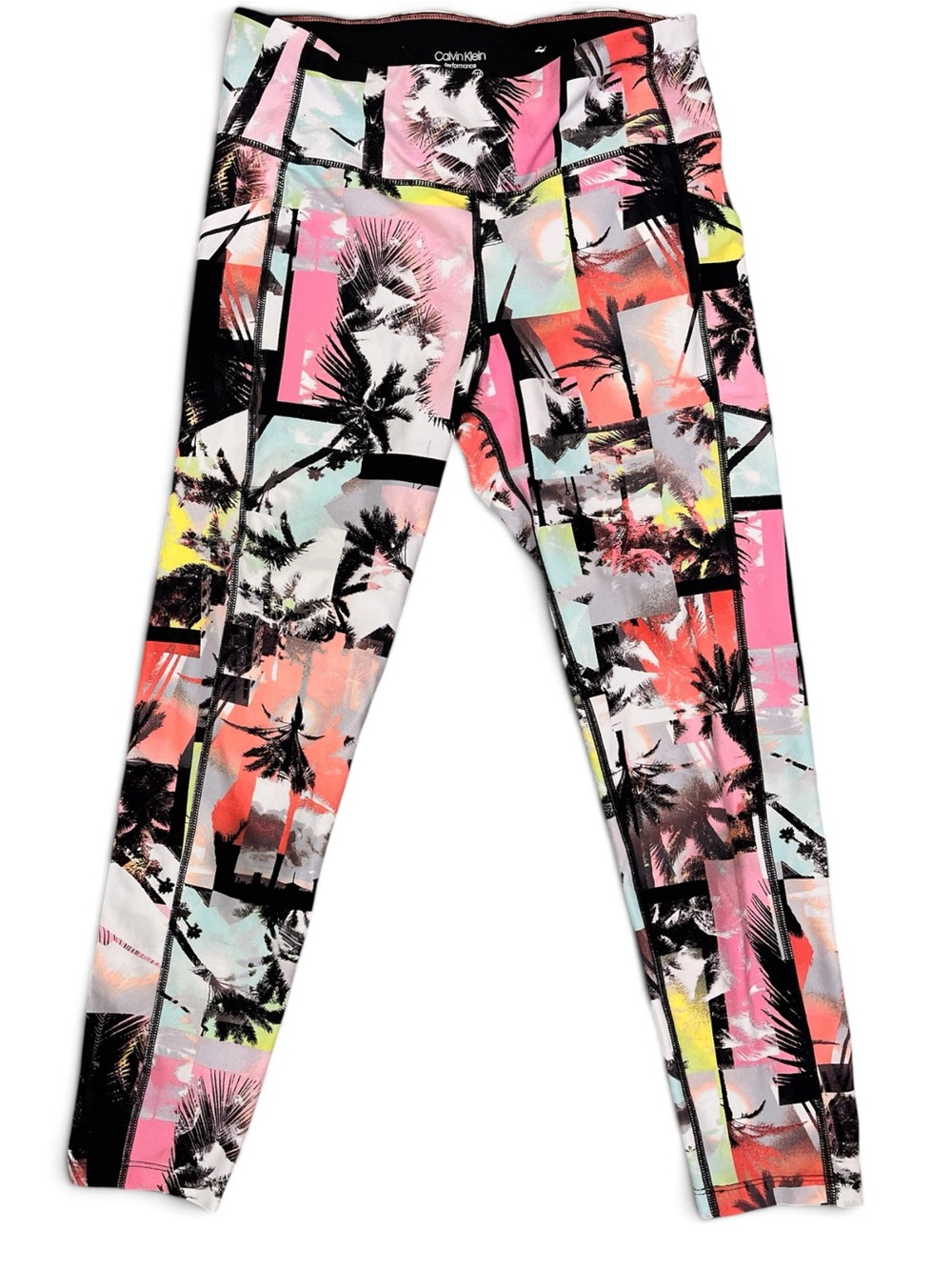 🌴 Calvin Klein Tropical Capri Leggings